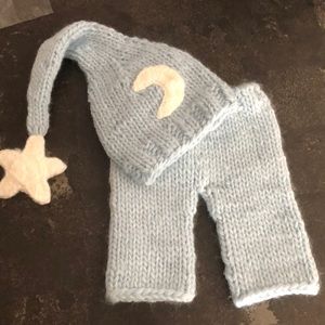Newborn Crochet Star & Moon Outfit
